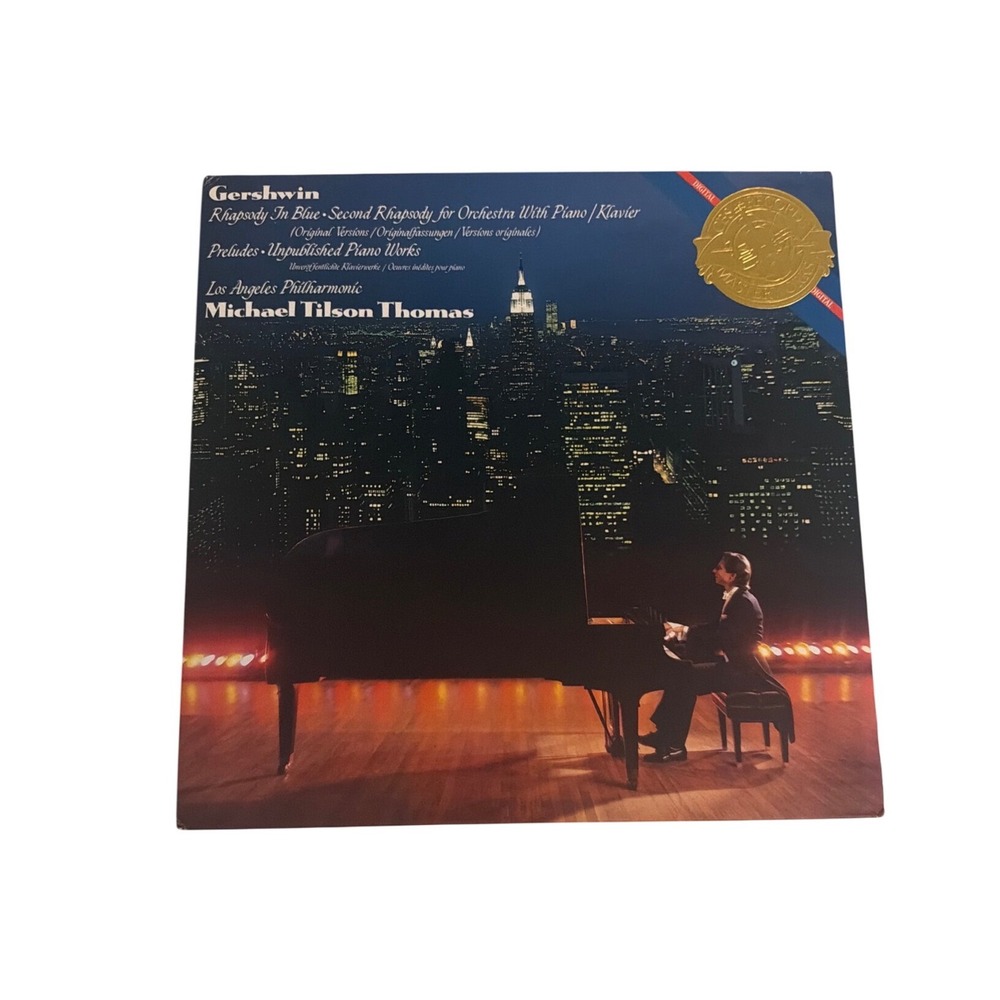 Gershwin Rhapsody In Blue Michael Tilson Thomas LA Phil Vinyl LP IM 39699